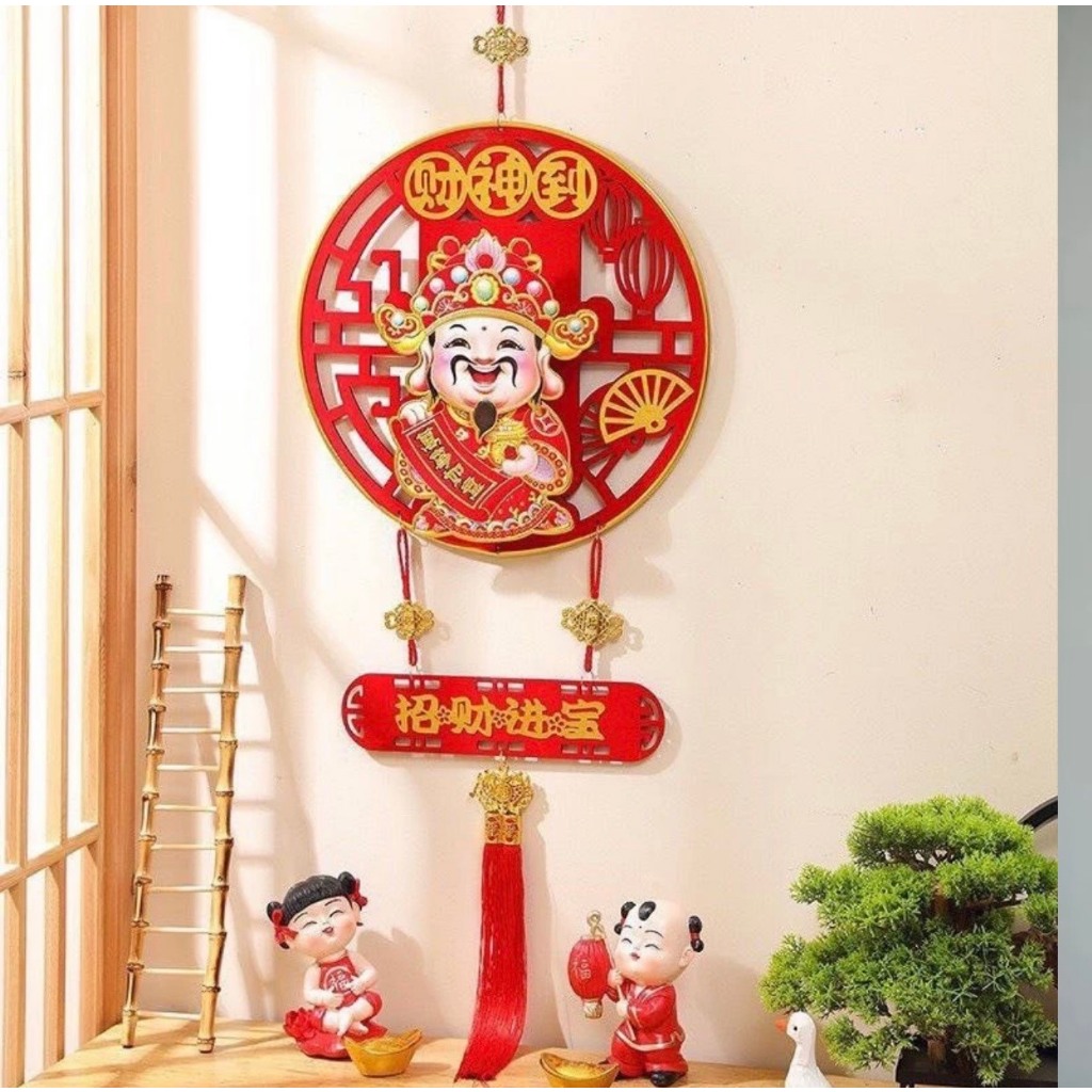 Dải Treo Decor 3D 6 Lớp Chiêu Tài Hút Lộc Chiêu May Mắn Hình Con Rồng Đại Cát Trang Trí Nhà Cửa Tết 2024