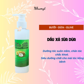 Ủ Tóc Sữa Dừa Dầu Xả Thảo Dược Thiên Nhiên , Giảm Khô, Xơ, Rối, Giúp Tóc Bóng Mượt
