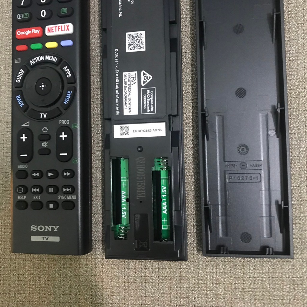 Điều khiển tivi sony giọng nói RMF-TX200P, TX300A TX300P TX310P made in malaysia - Tặng kèm pin !