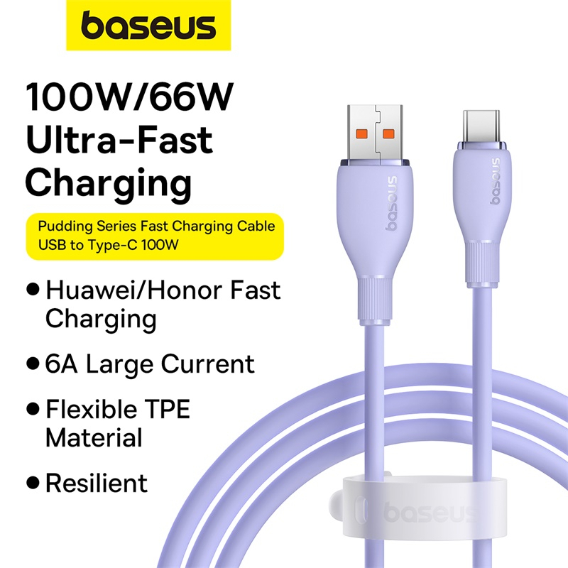 Cáp SạC Nhanh Baseus 100W USB Type C 6A