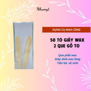 Set giấy wax lông An lành (50-60 tờ + 2 que gạt to )