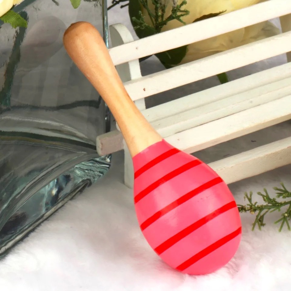 Đồ Chơi Sơ Sinh,Lục Lạc Xúc Xắc Chùy Gỗ Cho Bé Phát Triển Các Giác Quan