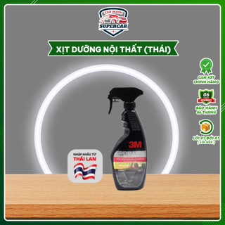 Dung dịch chăm sóc dưỡng da taplo và vệ sinh nội thất ô tô 3M bản Thái dung tích 400ml