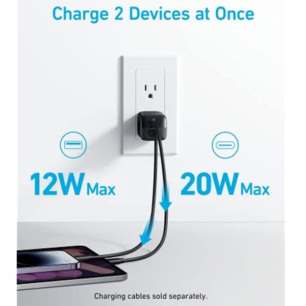 Củ sạc nhanh anker 323 33w 2 cổng – a2331