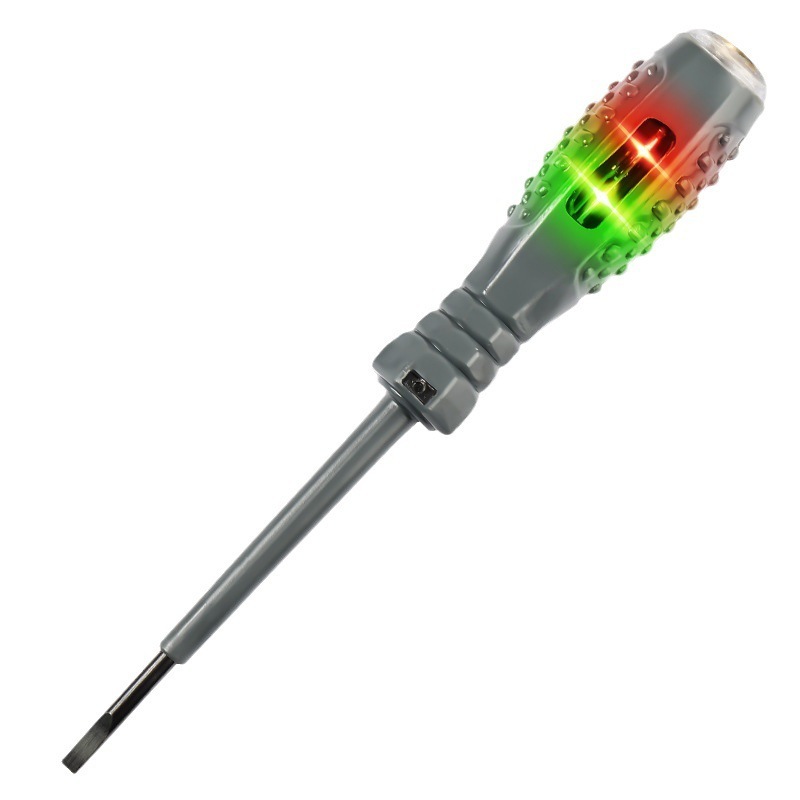 Bút thử điện cảm ứng thông minh có 2 đèn Led tua vít từ tính kiểm tra dây điện đứt ngầm đo thông mạch
