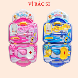 Vỉ Bác Sĩ Đồ Chơi Bác Sĩ Nhiều Chi Tiết Có 2 Màu Giúp Bé Chơi Nhập Vai Học Cách Chăm Sóc Người Thân