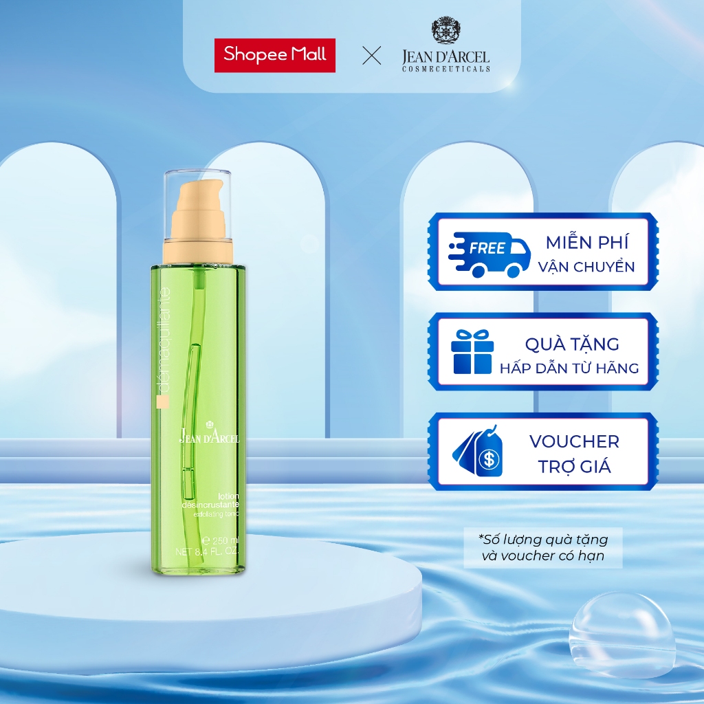 J07 Nước trung hòa dầu và loại bỏ tế bào sừng Demarquillante - Exfoliating Tonic 250ml - Jean d'Arcel