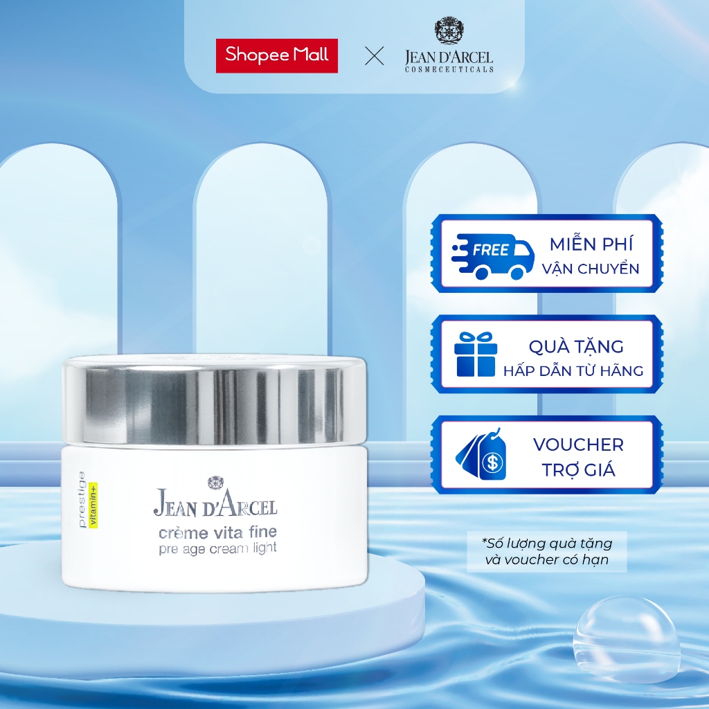 J76 Kem dưỡng vita làm trắng sáng da và ngăn ngừa nám Prestige - Pre-Age Cream Light 50ml - Jean d'Arcel