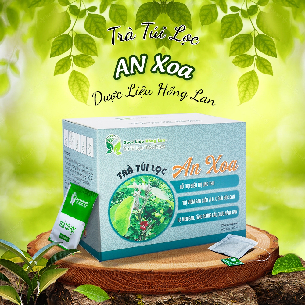 ✅ Trà Cây An Xoa túi lọc 60g (20gói x 3g) - Dược Liệu Hồng Lan