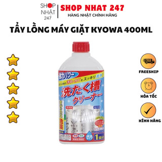 [Hỏa Tốc HN] Chai nước tẩy lồng máy giặt 400ml Nội Địa Nhật Bản