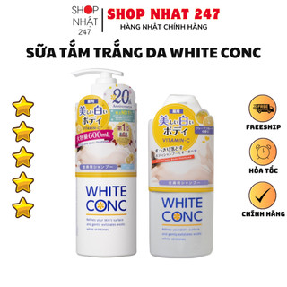 [Hỏa Tốc HN] Sữa tắm trắng da White ConC Body Shampoo 360ml / 600ml Nội địa Nhật Bản