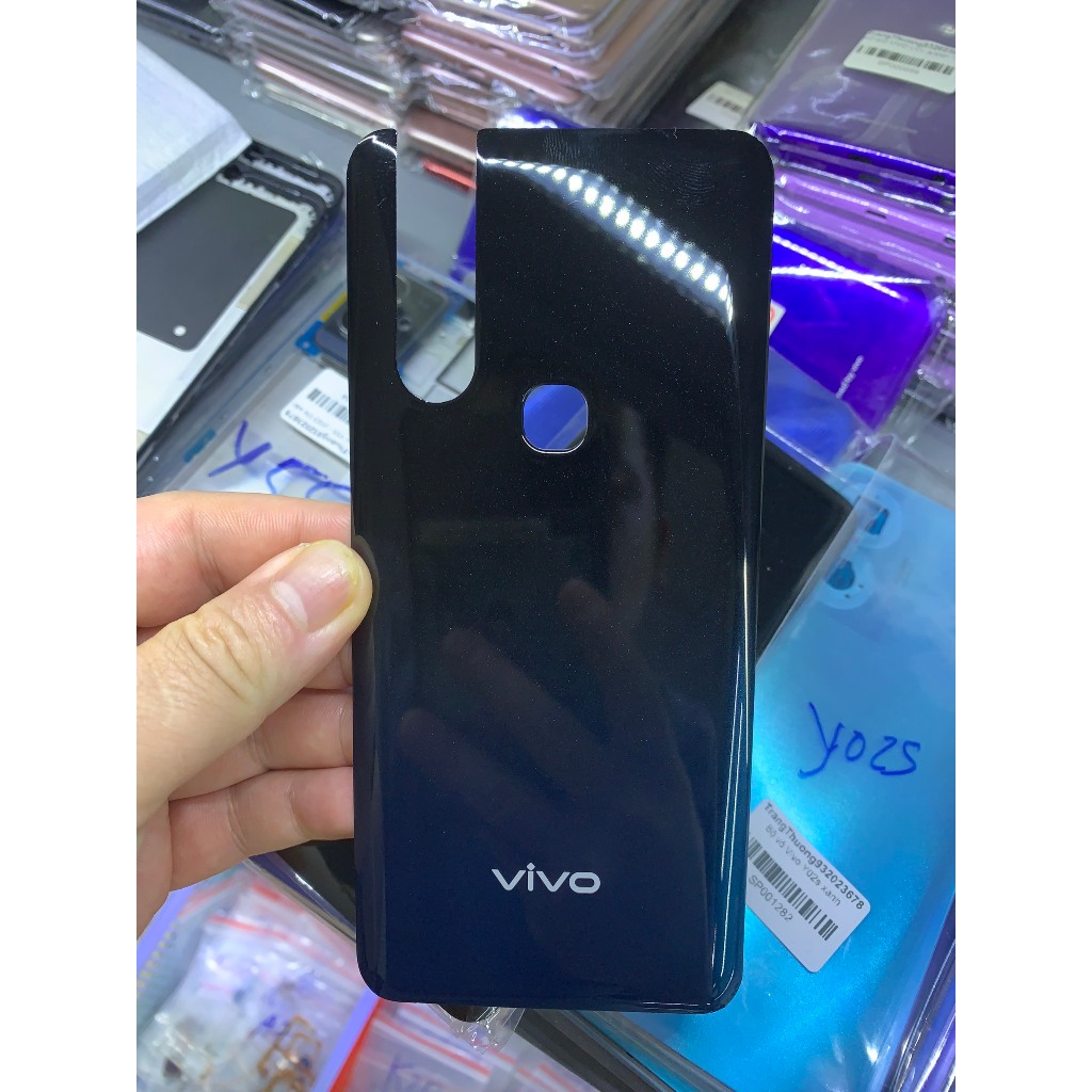 Bộ xương vỏ vivo V15 gồm khung sườn, lưng, kính cam rời, phím bấm, khay sim - Lưng vivo V15