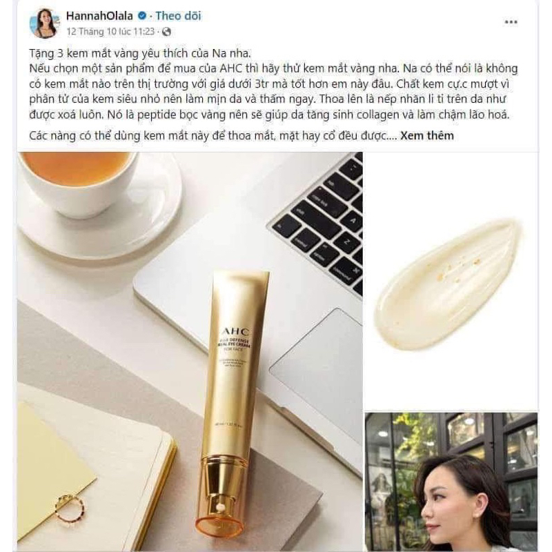 Kem dưỡng mắt A.H.C