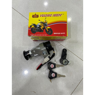 Bộ ổ khoá xe sirius đời 2006 đến 2014 vương niệm 2 cạnh 4 cạnh