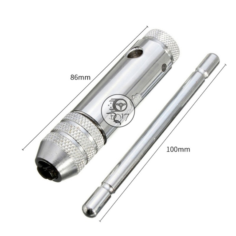 Tay Quay TaRo tự động dài 100mm m3-m8 kèm 5 mũi ta rô