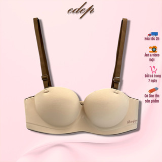 Áo Ngực Không Gọng Mút Vừa Cúp Ngang Chống Tuột K1109