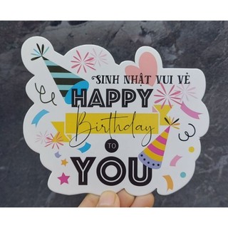 Baner, topper, thiệp gài cắm hoa chúc mừng ngày 8/3, 20/10, 20/11