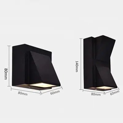 Đèn tường LED,Đèn hắt 1 đầu chống nước thân nhôm đúc cao cấp ip65 trang trí lắp trong nhà,ngoài trời