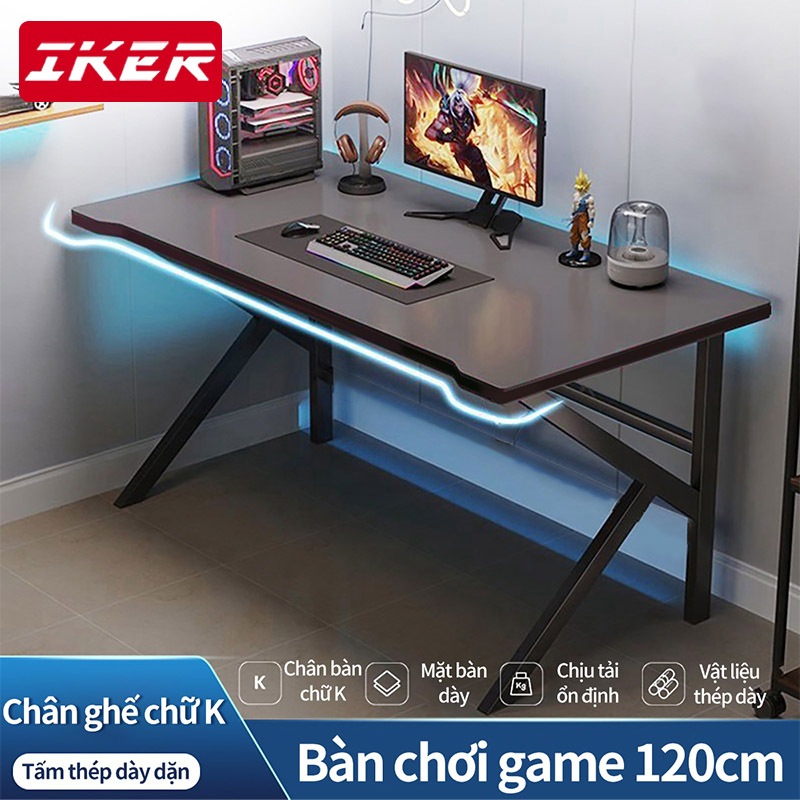 Bàn làm việc Chữ K, học tập, Gaming, Kt D120 x R60 x C75 CM