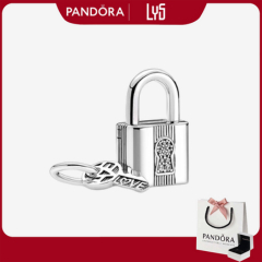 Charm Bạc S925 Ổ Khóa và Chìa Khóa Padlock & Key 1552