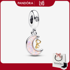 Charm Bạc S925 Mặt Trăng và Chìa Khóa Moon & Key 1553
