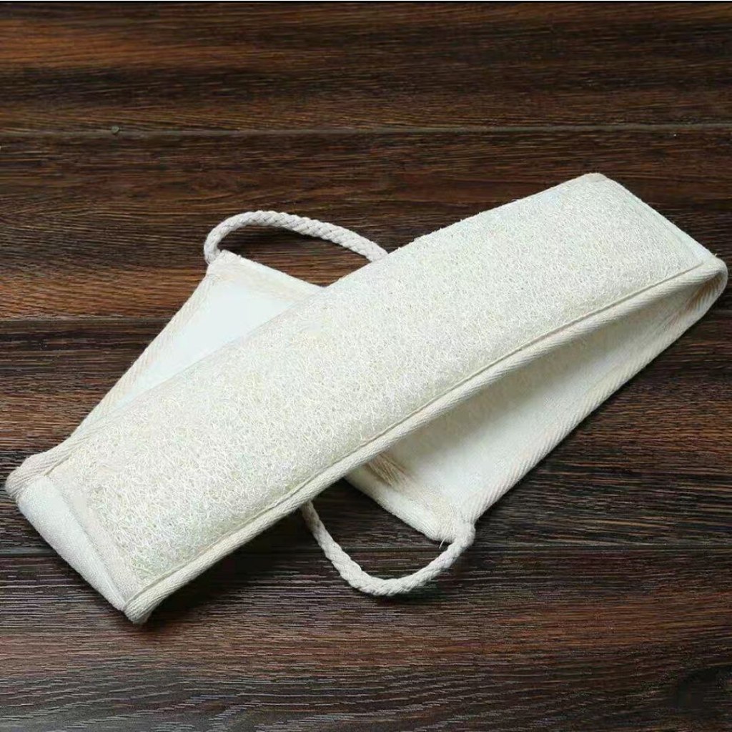 Dây tắm xơ mướp chà lưng tiện lợi tẩy tế bào chết