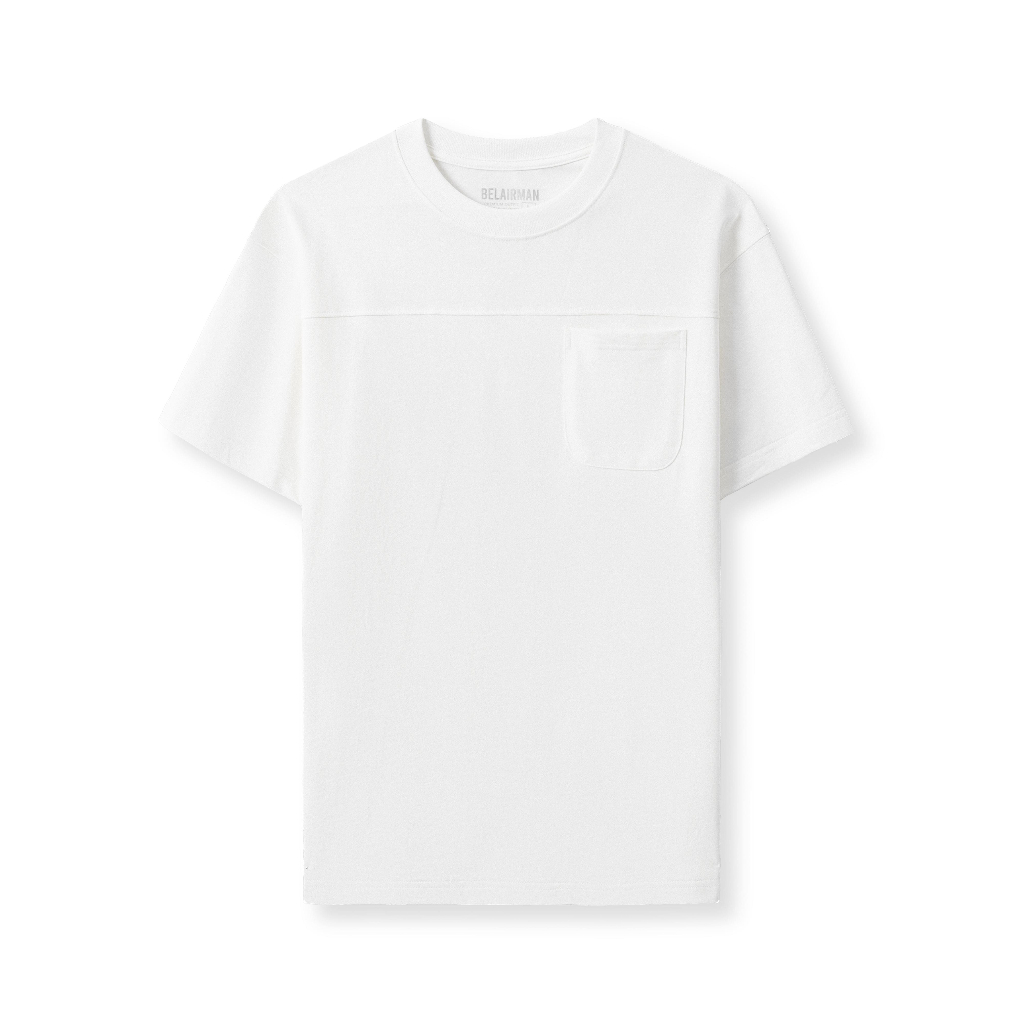 Áo thun Laitus nam nữ cổ tròn có túi BELAIRMAN vải cotton 100% với nhiều màu mới trẻ trung, thanh lịch -  ATLT0096