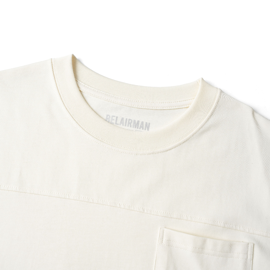 Áo thun Laitus nam nữ cổ tròn có túi BELAIRMAN vải cotton 100% với nhiều màu mới trẻ trung, thanh lịch -  ATLT0096