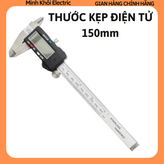 Thước kẹp điện tử 150mm Stainless,thước kẹp đồng hồ 150mm thép không gỉ,thước cặp đo 0-150mm chống nước,thước kẹp cơ khi