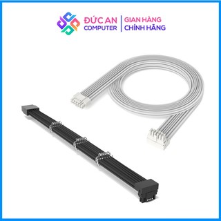 Dây nguồn bọc dù colorful mod pro 12+4 pin cắm nguồn modul - đảo góc 90 độ