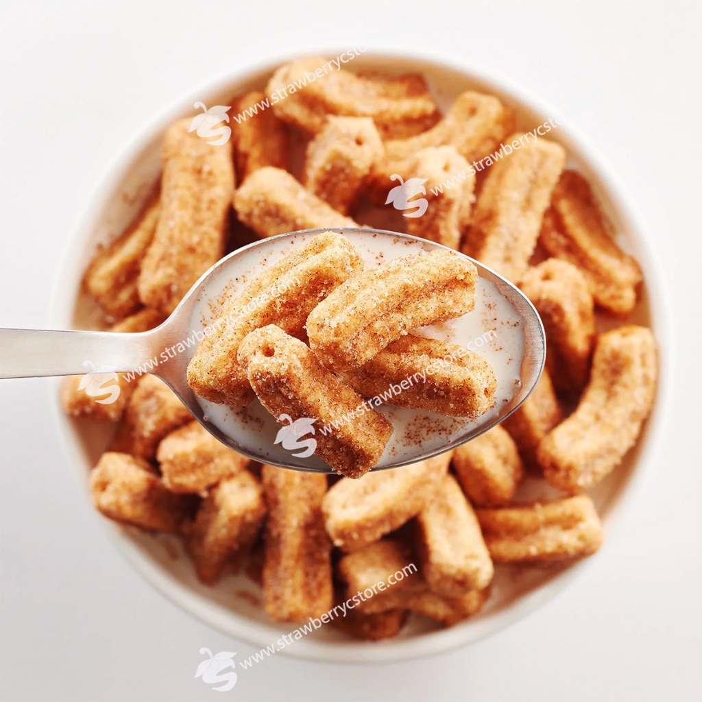 Ngũ Cốc Ăn Sáng Vị Quế Dạng Bánh Rán Que General Mills Cinnamon Toast Crunch Churros Cereal, Hộp 337g