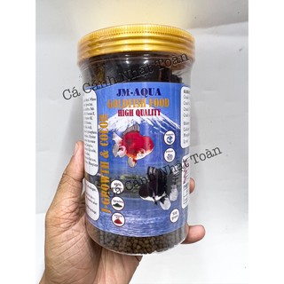 Thức ăn cho cá vàng, gold fish jm aqua taiwan protein cao hủ 500g