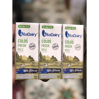 1thung 24hop Sữa Non Tươi Vitadairy Colos Fresh milk 180ml