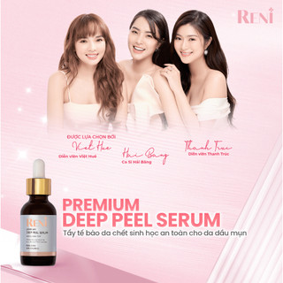 Tẩy tế bào da chết sinh học RENI 30ml hỗ trợ đẩy mụn an toàn cho da dầu, da mụn