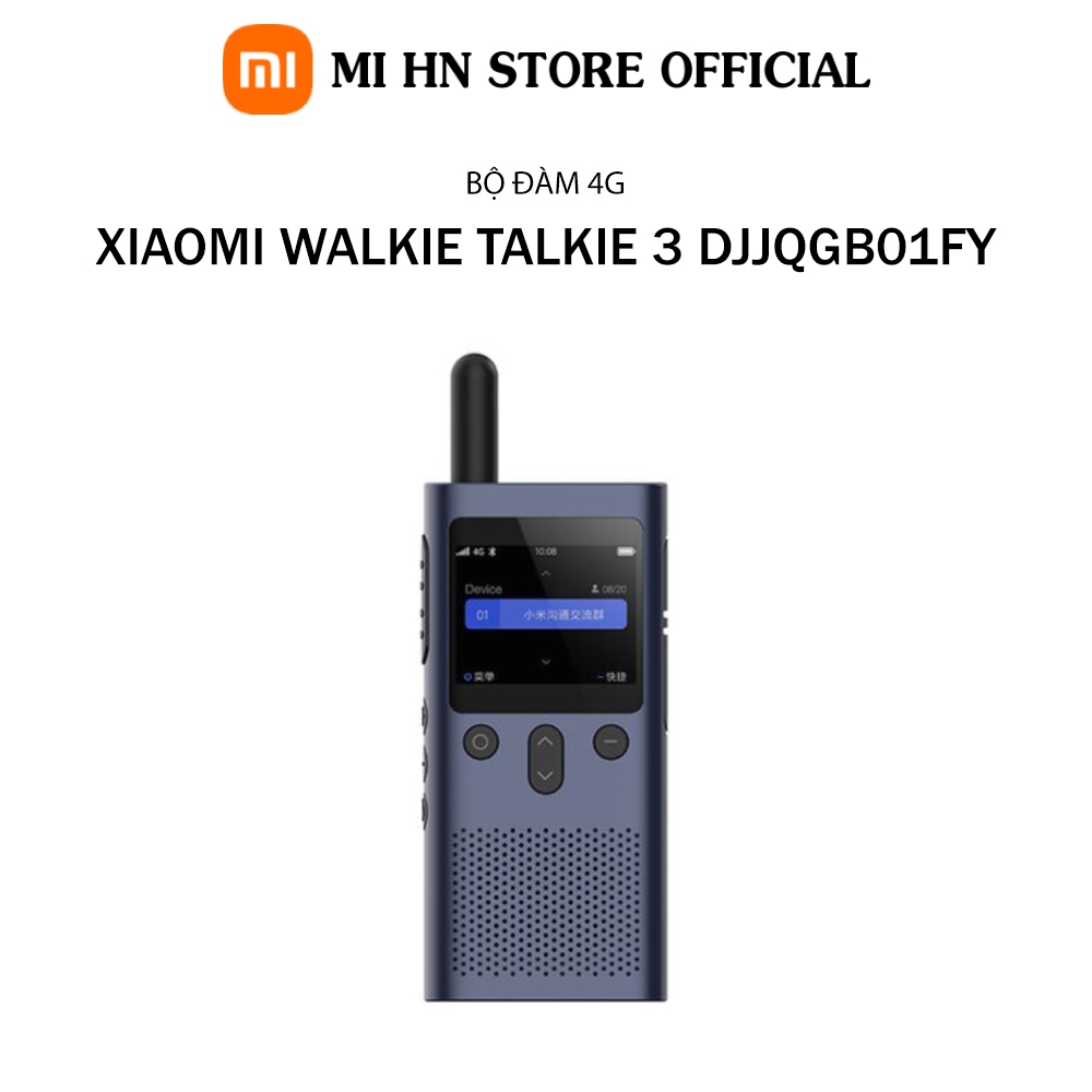 Bộ đàm Xiaomi 4G Walkie Talkie 3 model DJJQGB01FY  hỗ trợ sim 4G, liên lạc lên đến 5000km