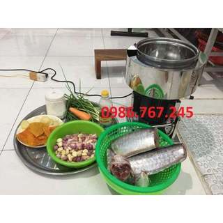 Máy xay nhuyễn thịt cá làm giò chả có bao đá làm mát loại 2kg/mẻ