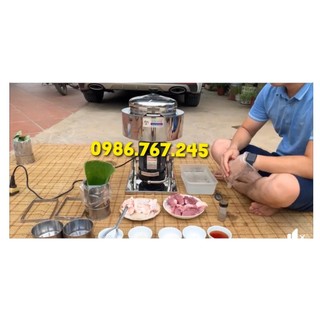 Máy xay thịt làm giò chả, pate, xúc xích có bao đá, công suất 1,1KW