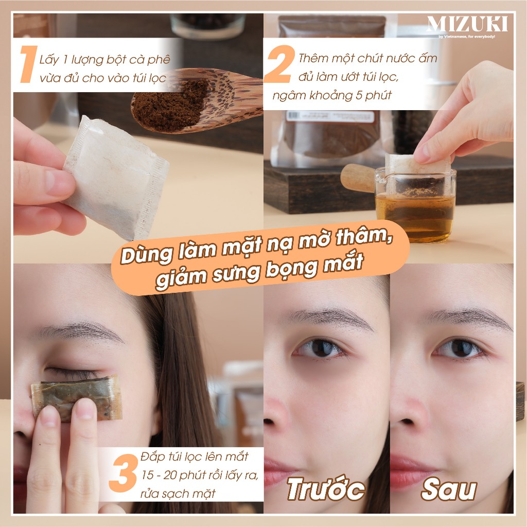 Bột Đắp Mặt Nạ Thiên Nhiên Dưỡng Da Nguyên Chất Mizuki