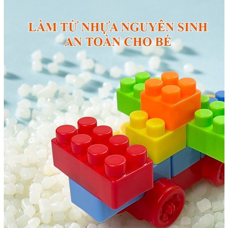 Bộ Xếp Hình Mầm Non 90 Chi Tiết Hàng Việt Nam Đồ Chơi Trẻ Em