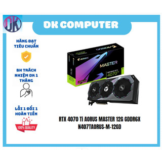 Vga gigabyte geforce rtx 4070 ti aorus master 12g gddr6x n407taorus-m-12gd