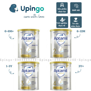 Sữa aptamil pro futura úc cho bé số 1,2,3,4 mẫu mới 900g