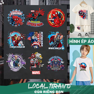 Hình ủi quần, áo siêu nhân Spider Man cho trẻ em ủi bằng bàn là, bàn ủi N2