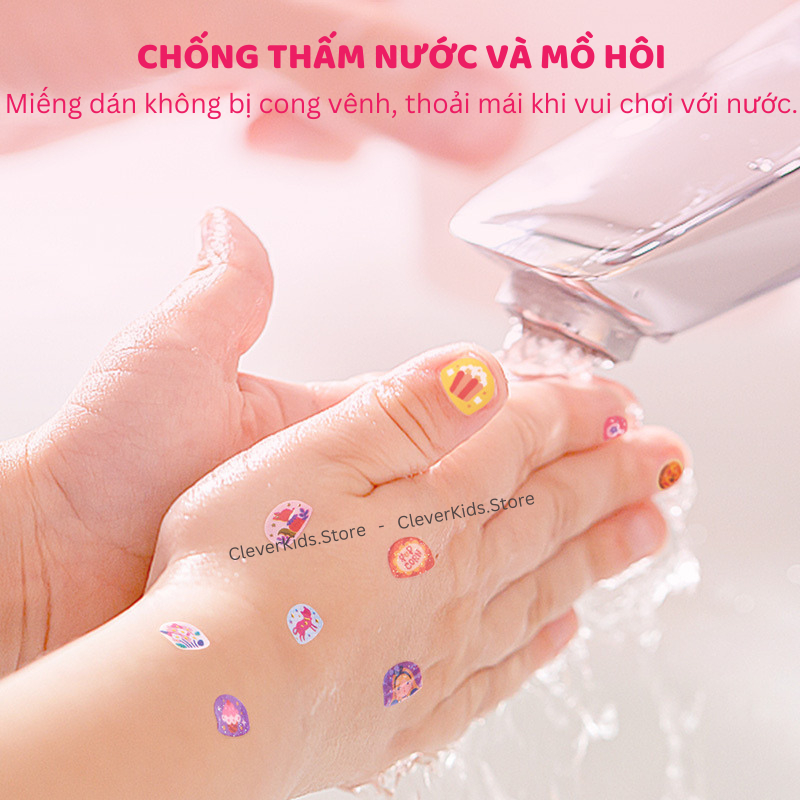 Bộ Đồ Chơi Nail Stickers Mideer Dán Móng Tay 180Ppcs Cho Bé Từ 3 Tuổi - CleverKids