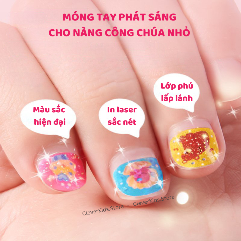 Bộ Đồ Chơi Nail Stickers Mideer Dán Móng Tay 180Ppcs Cho Bé Từ 3 Tuổi - CleverKids