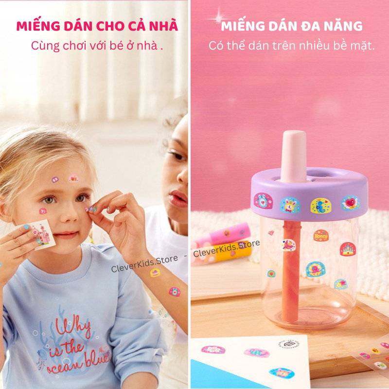 Bộ Đồ Chơi Nail Stickers Mideer Dán Móng Tay 180Ppcs Cho Bé Từ 3 Tuổi - CleverKids