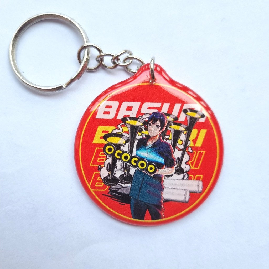 Móc Khóa Nhựa Dẻo Kèn Hơi Basuri, Hino 500, Hyundai HD1000 | Hà Nội Phố Xe Tải