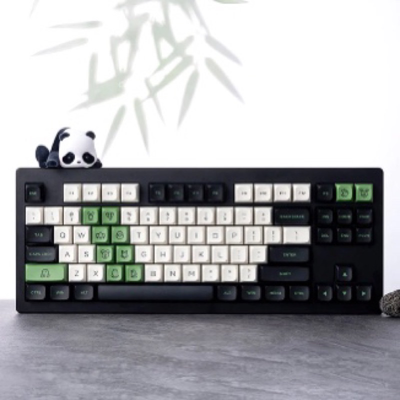 Keycap Akko Panda MDA profile PBT 2shot bàn phím cơ Mitoby Studio