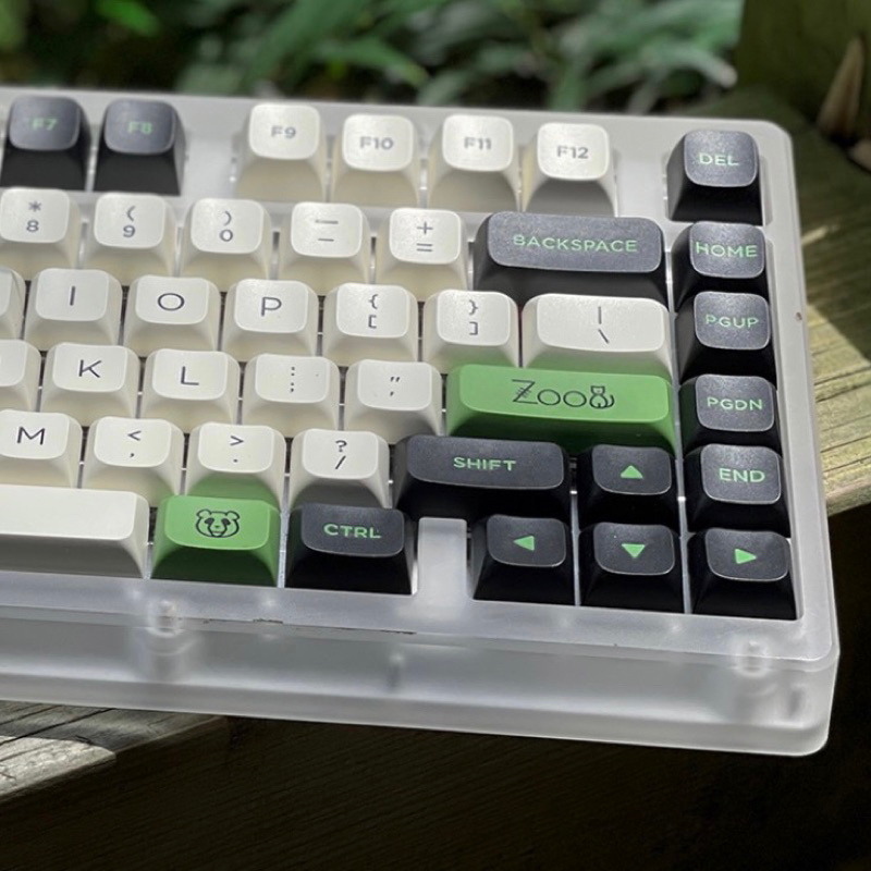 Keycap Akko Panda MDA profile PBT 2shot bàn phím cơ Mitoby Studio