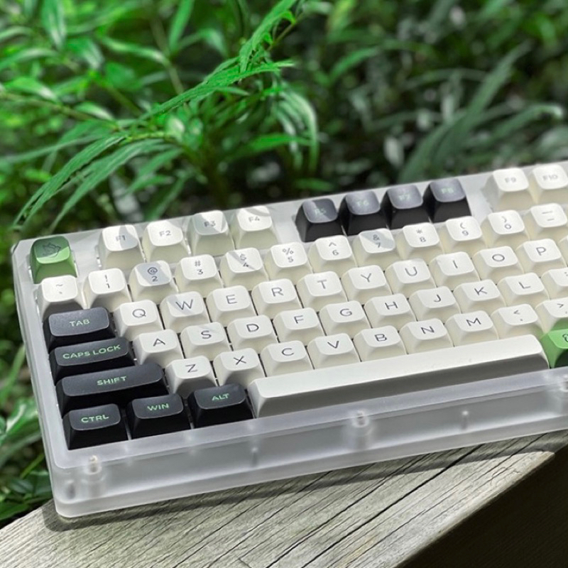 Keycap Akko Panda MDA profile PBT 2shot bàn phím cơ Mitoby Studio