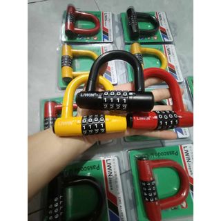 Ổ khóa số, khóa 4 số chữ U, khóa số chống trộm bảo mật cao cấp, ổ khóa số chữ U, ổ khóa bốn số